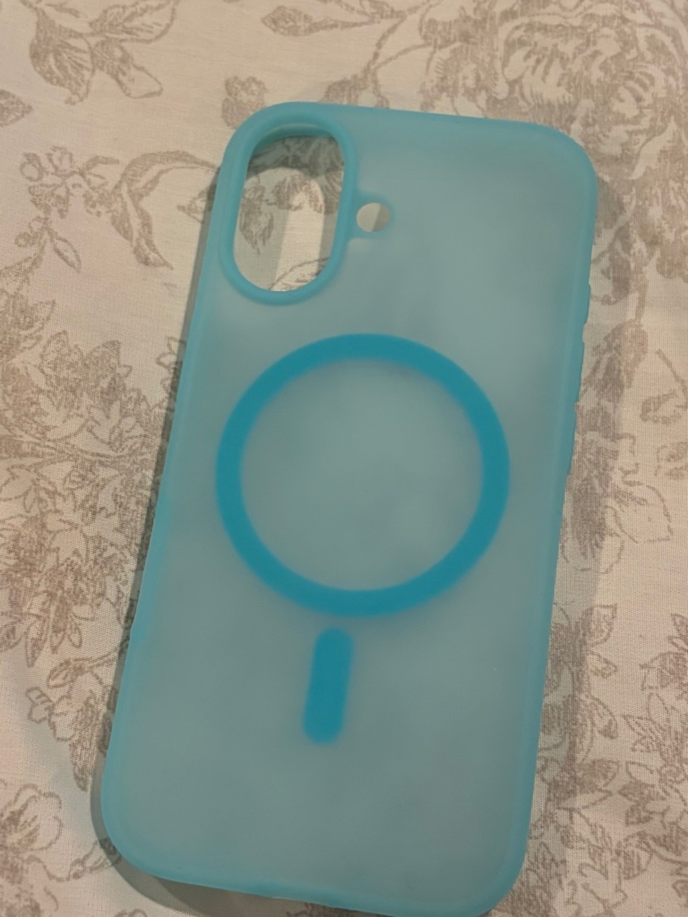 Baby blue iPhone 17 case